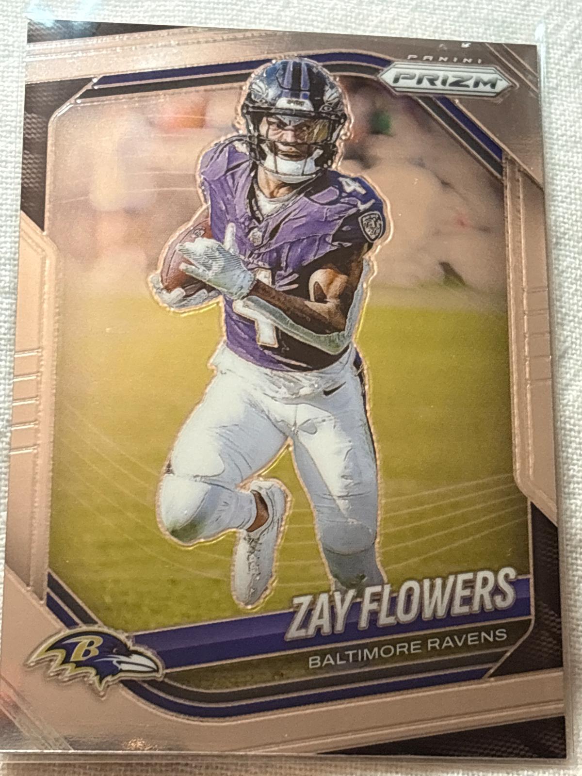 Zay Flowers #106 Prices | 2025 Panini Prizm | Football Cards