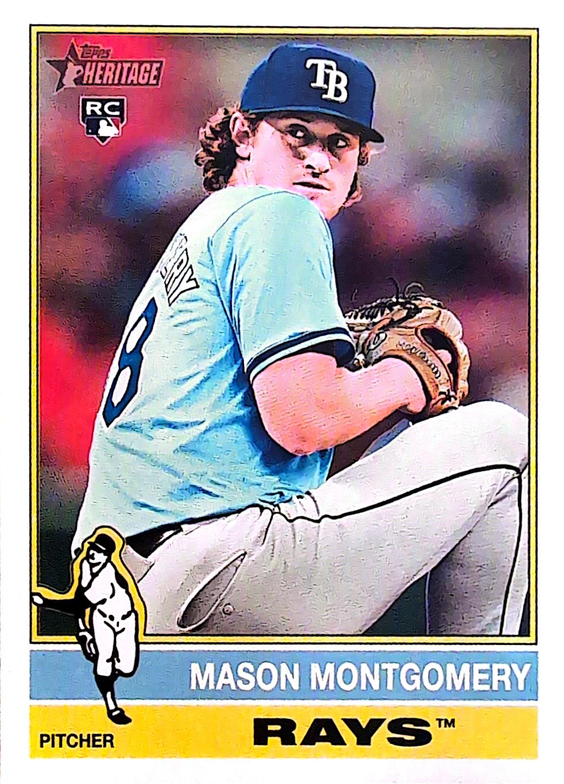 Mason Montgomery #296 Baseball Cards 2025 Topps Heritage