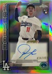 Roki Sasaki [Refractor] #RA-ROKI Prices | 2025 Topps Chrome Rookie