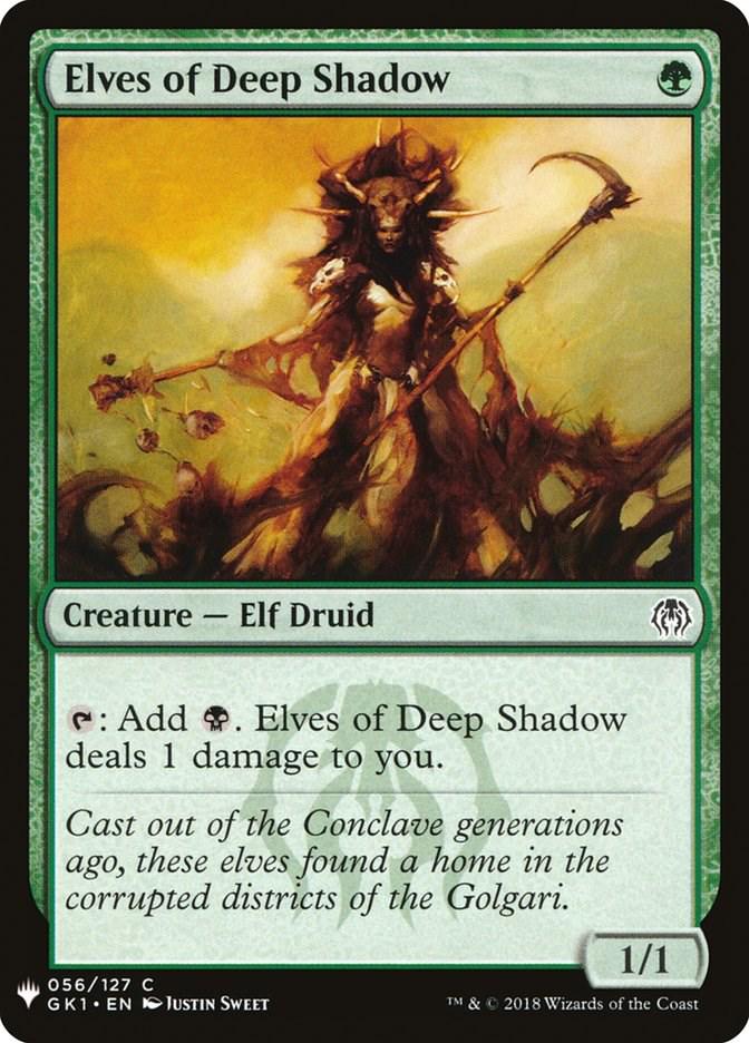 Elves of Deep Shadow #56 Magic The List Reprints