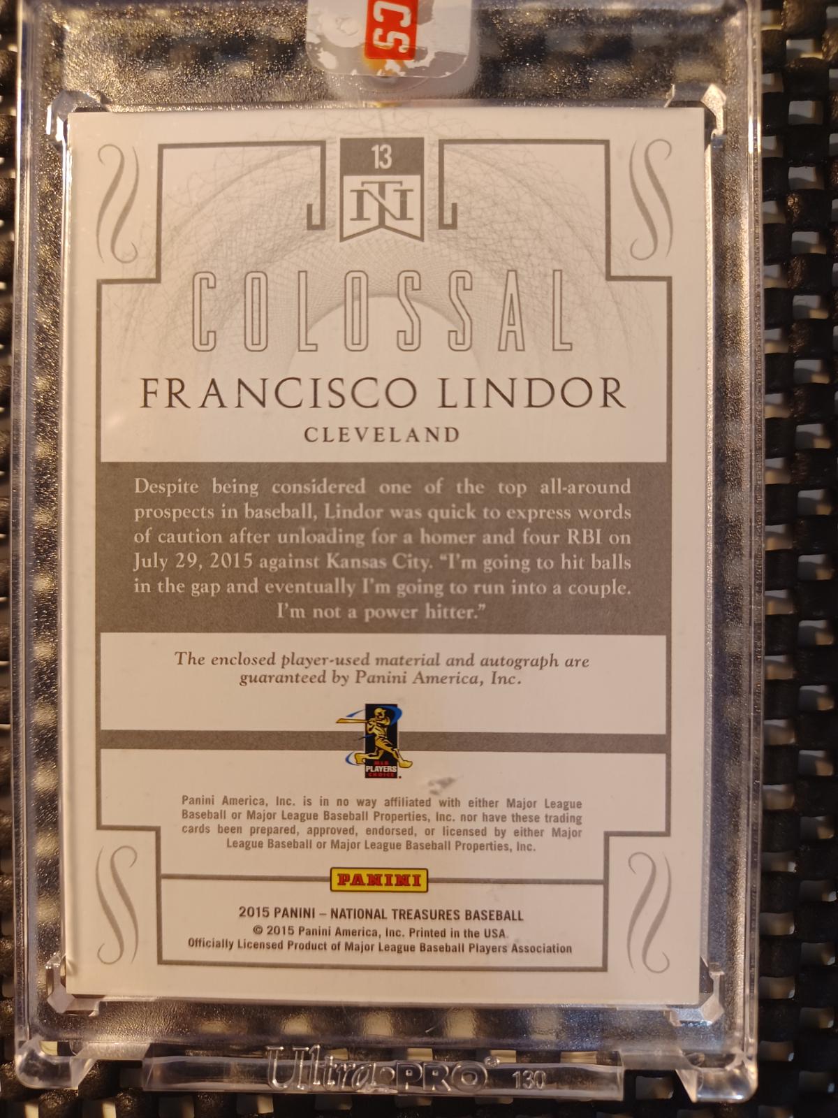 Francisco Lindor [Purple] #13 Prices [Rookie] | 2015 Panini National ...