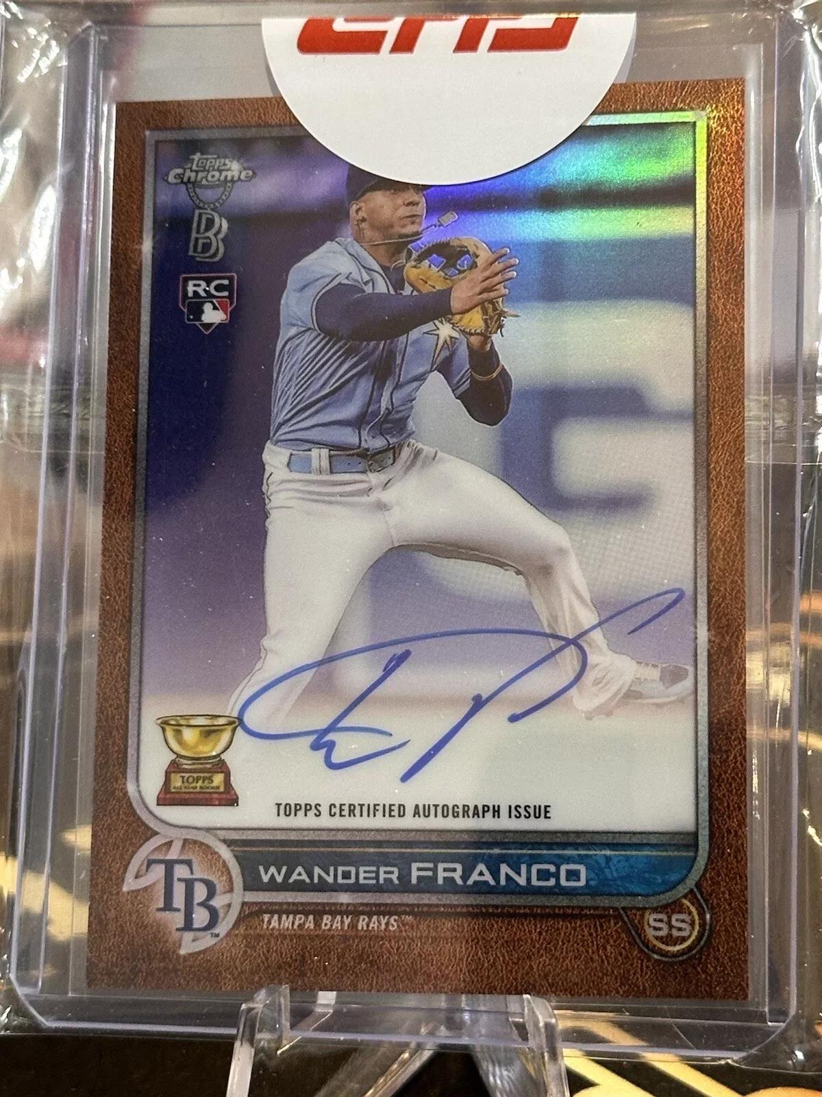 Wander Franco #BBA-WF 2022 Topps Chrome Ben Baller Autographs Baseball