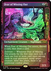 Fear Of Missing Out [Showcase Foil] #316