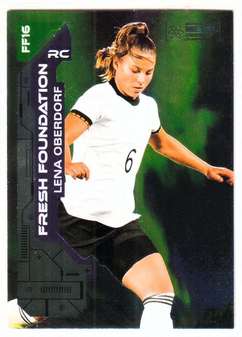 Lena Oberdorf #027 Basketball Cards 2023 SkyBox Metal Universe Champions