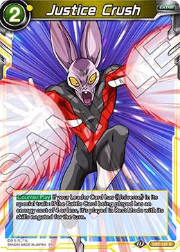 Justice Crush DB2-128 Dragon Ball Super Divine Multiverse