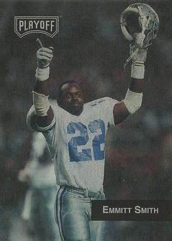 Emmitt Smith #1 Football Cards 1993 Playoff Promo