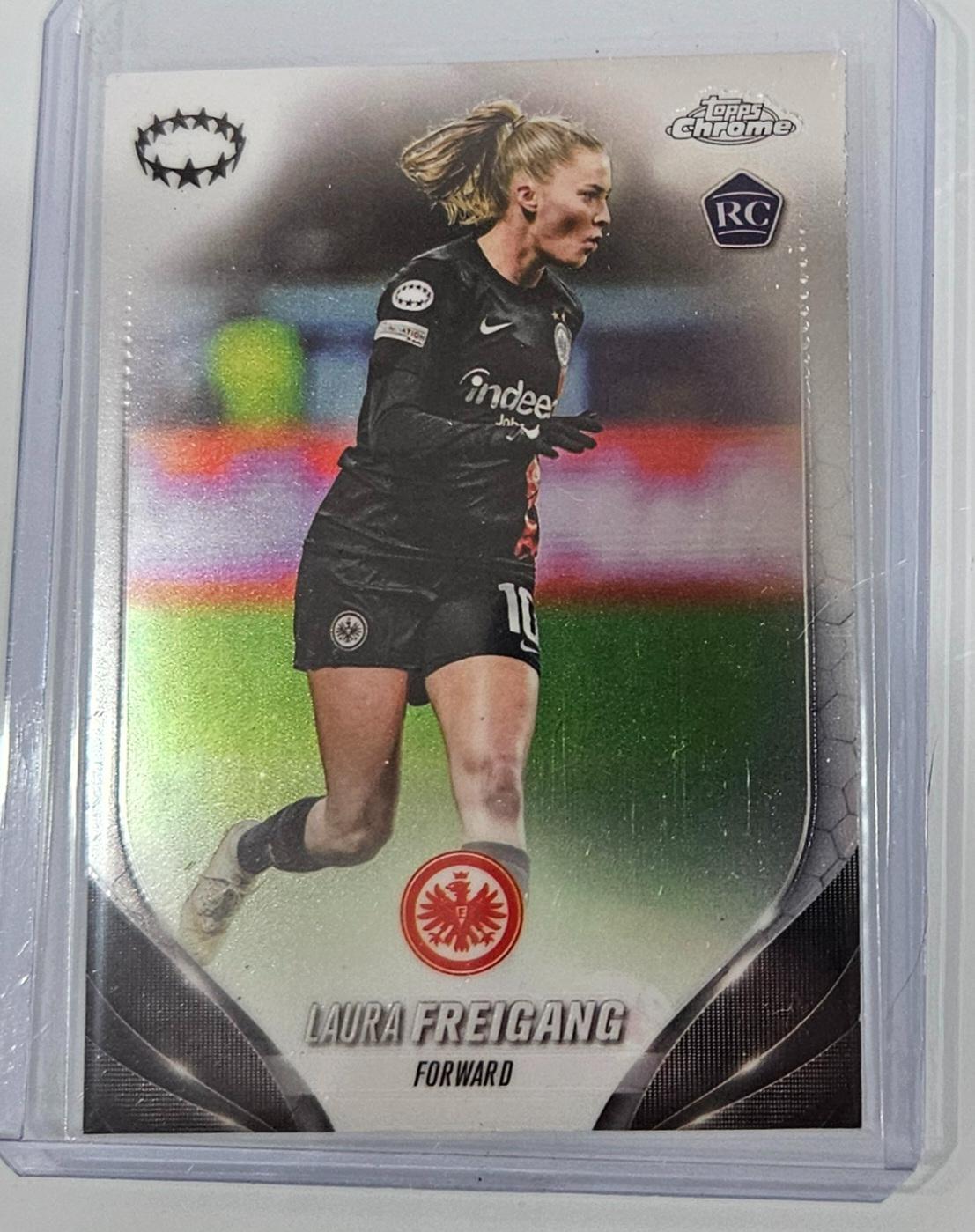 Laura Freigang #34 Soccer Cards 2023 Topps Chrome UWCL
