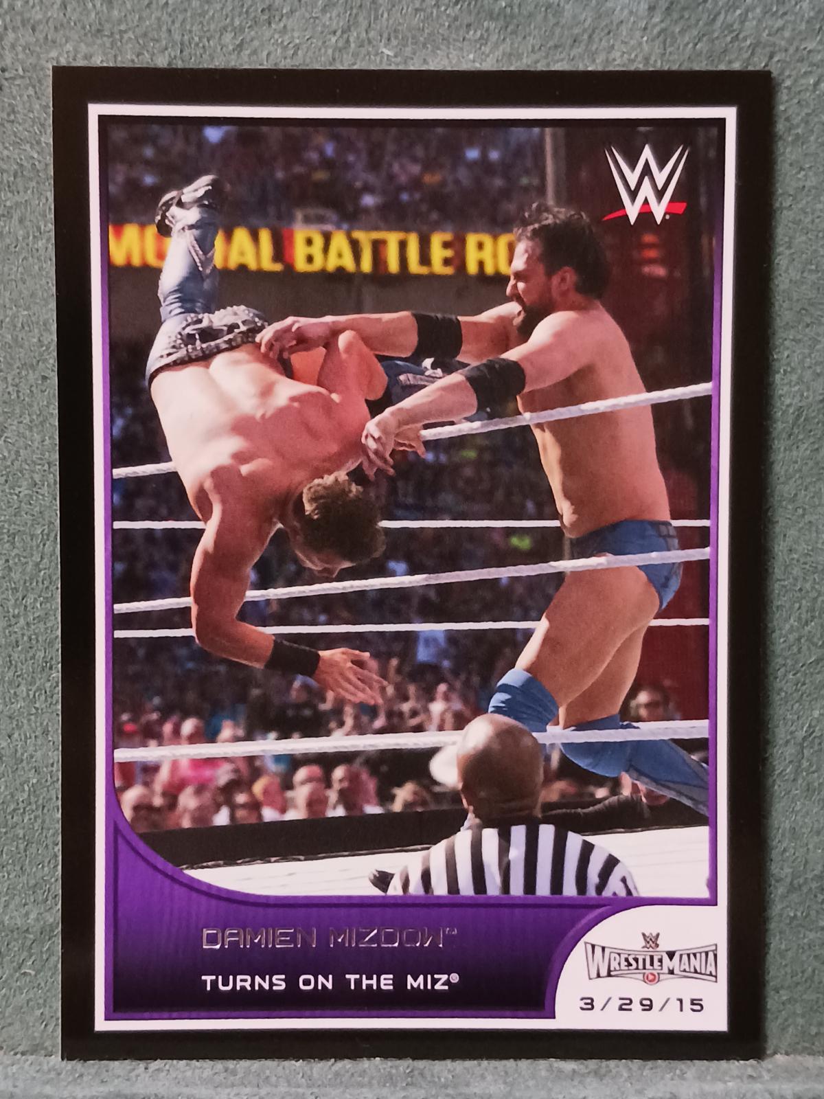Damien Mizdow #7 Wrestling Cards 2016 Topps WWE Road to Wrestlemania