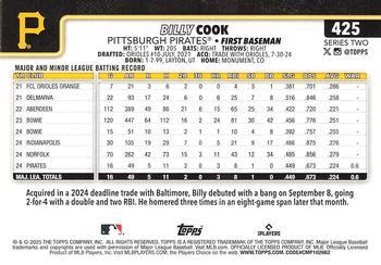 Billy Cook #425 Prices [Rookie] | 2025 Topps Series 2 | Baseball Cards