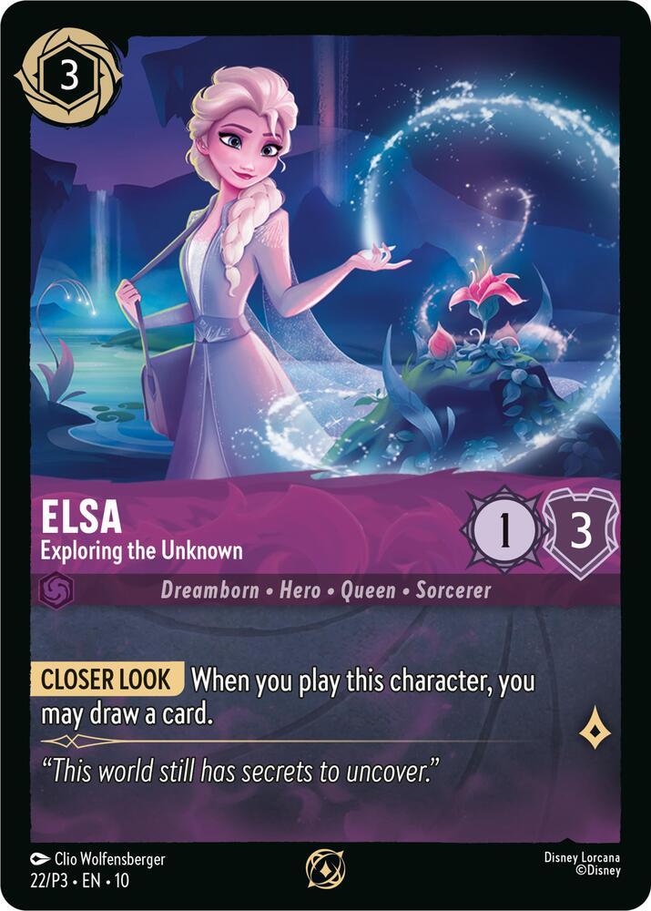 Elsa - Exploring the Unknown #22 Prices | Lorcana Promo | Lorcana