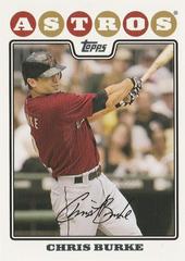 Chris Burke #267 Baseball Cards 2008 Topps Prices