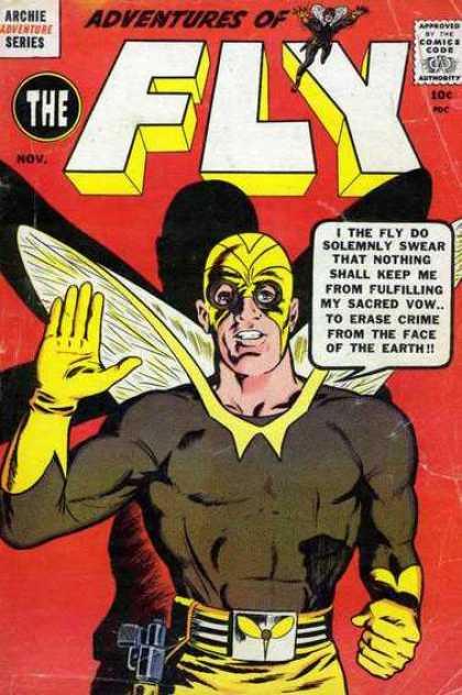 Adventures of the Fly #3 (1959) Comic Books Adventures of the Fly