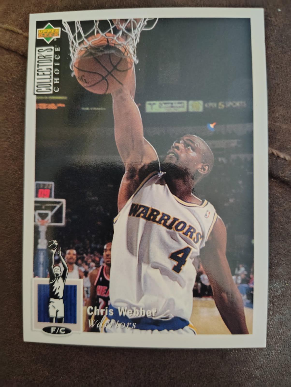 Chris Webber #4 Basketball Cards 1994 Collector's Choice International