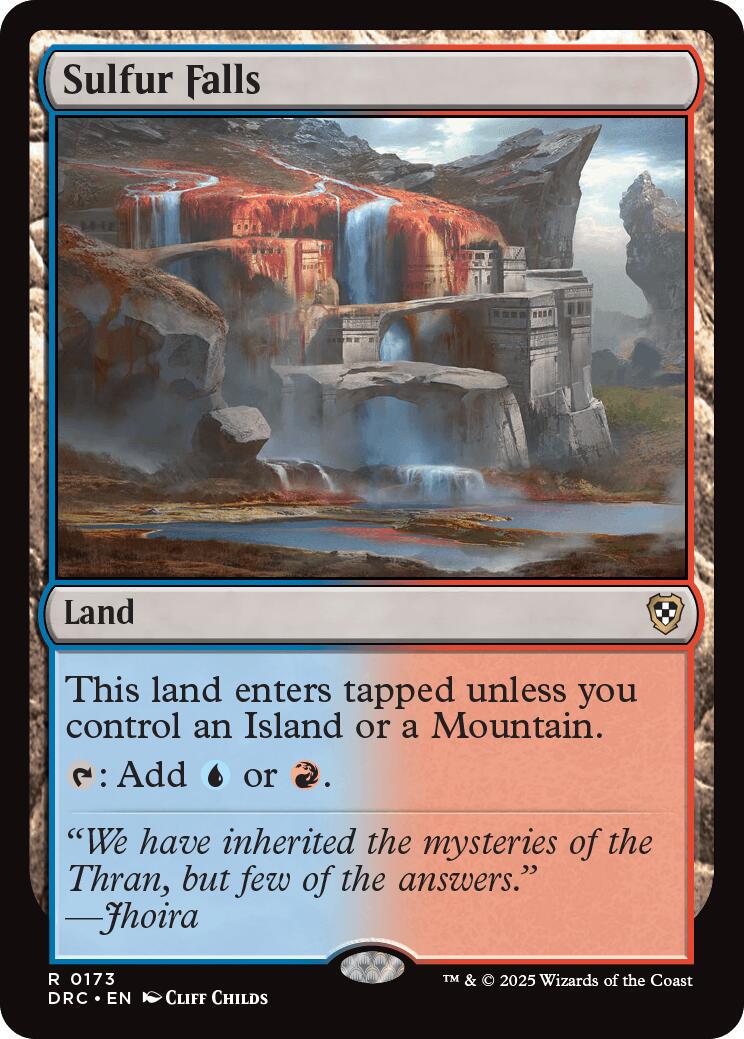 Sulfur Falls #173 Magic Aetherdrift Commander