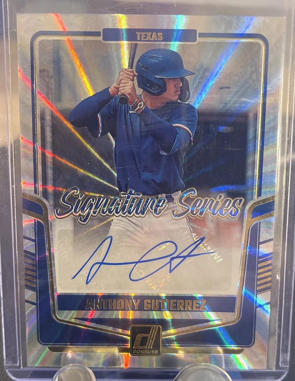 Anthony Gutierrez #SS-AG Baseball Cards 2024 Donruss Signature Series