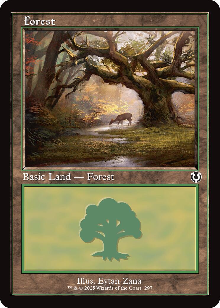 Forest #297 Magic Innistrad Remastered