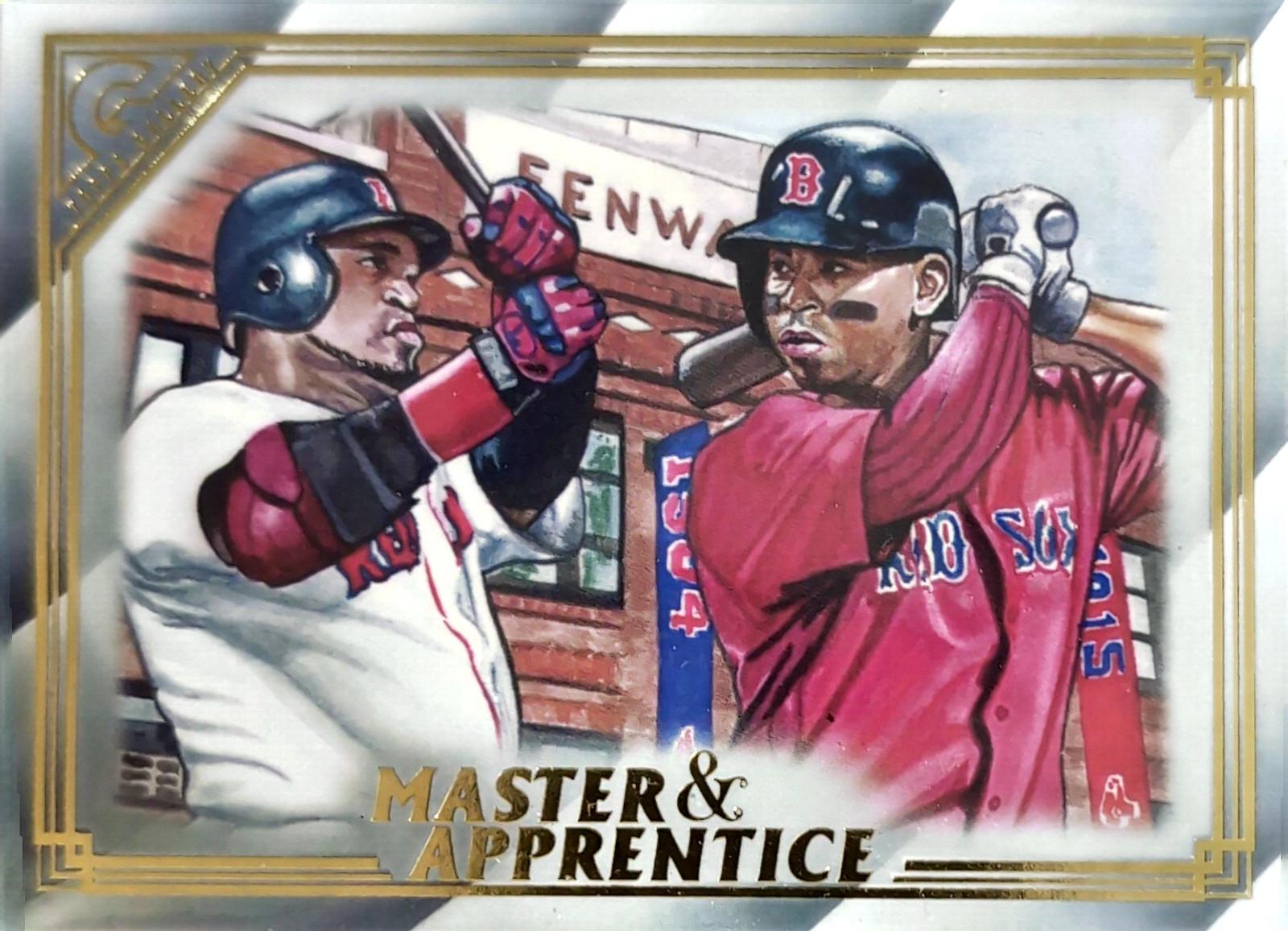 David Ortiz / Rafael Devers #MA-2 Baseball Cards 2020 Topps Gallery Master and Apprentice
