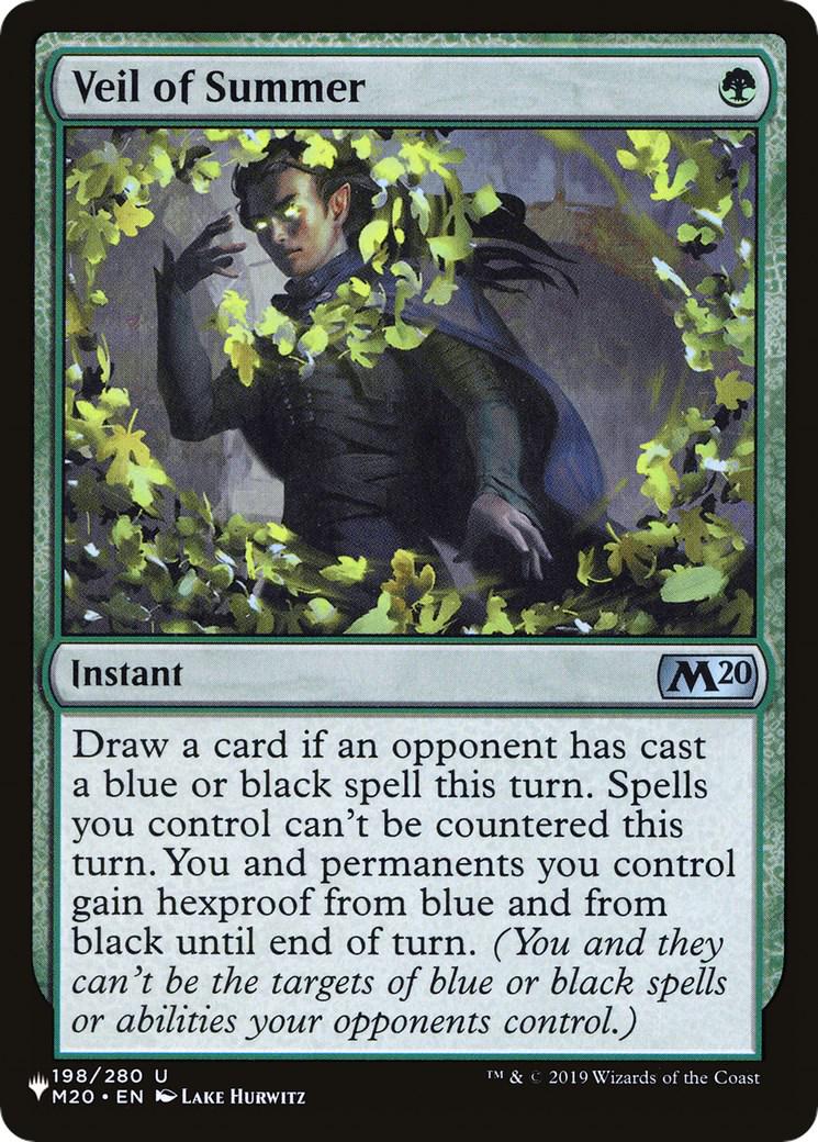 Veil of Summer #198 Magic The List Reprints