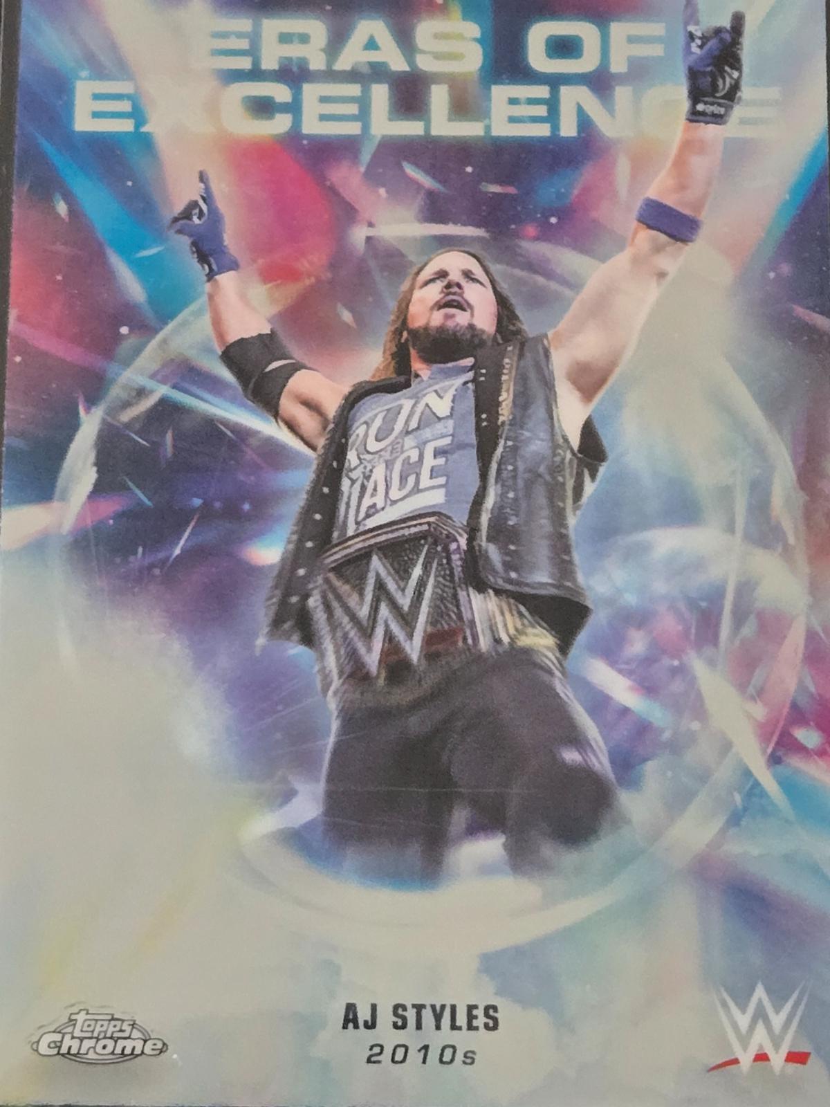 AJ Styles #ERA-26 Prices | 2026 Topps Chrome WWE Eras Of
