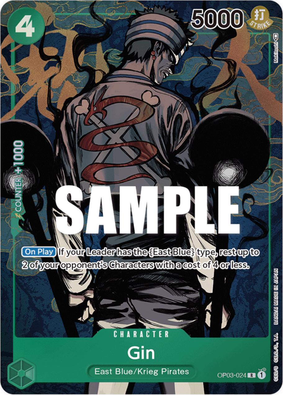 ワンピースカードゲーム ギン ALTERNATE ART #024 Gin [Alternate Art] OP03-024 Prices | One Piece Pillars of