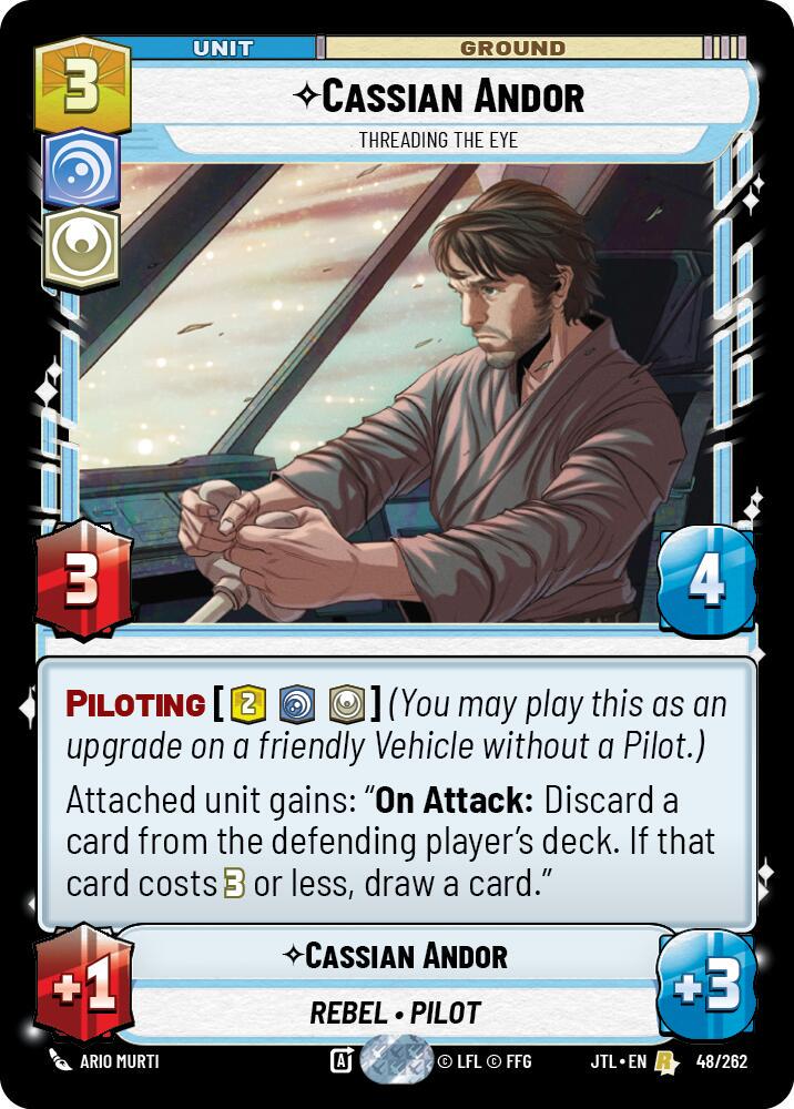 Cassian Andor - Threading the Eye #48 Star Wars Unlimited: Jump to Lightspeed