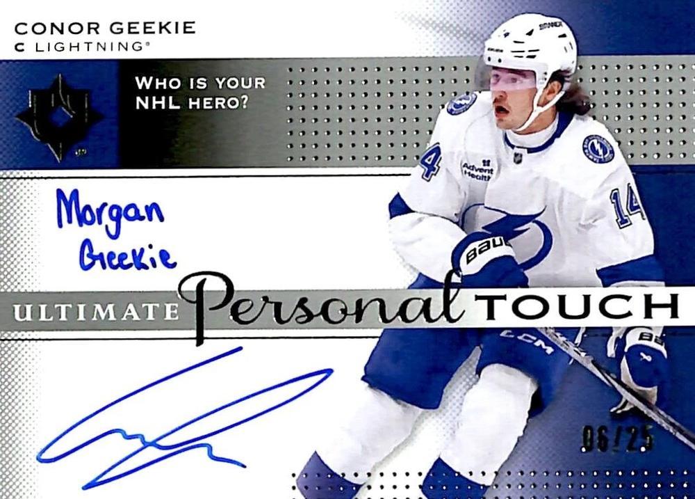 Conor Geekie #PTS-GE 2024 Ultimate Collection Personal Touch Signatures Hockey