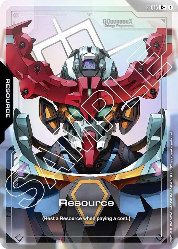 Resource [Holo] #R-015 Prices | Gundam Dual Impact