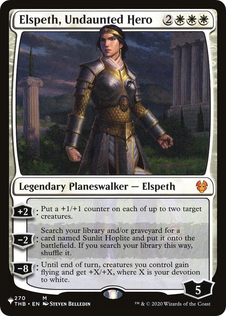 Elspeth, Undaunted Hero #270 Magic The List Reprints