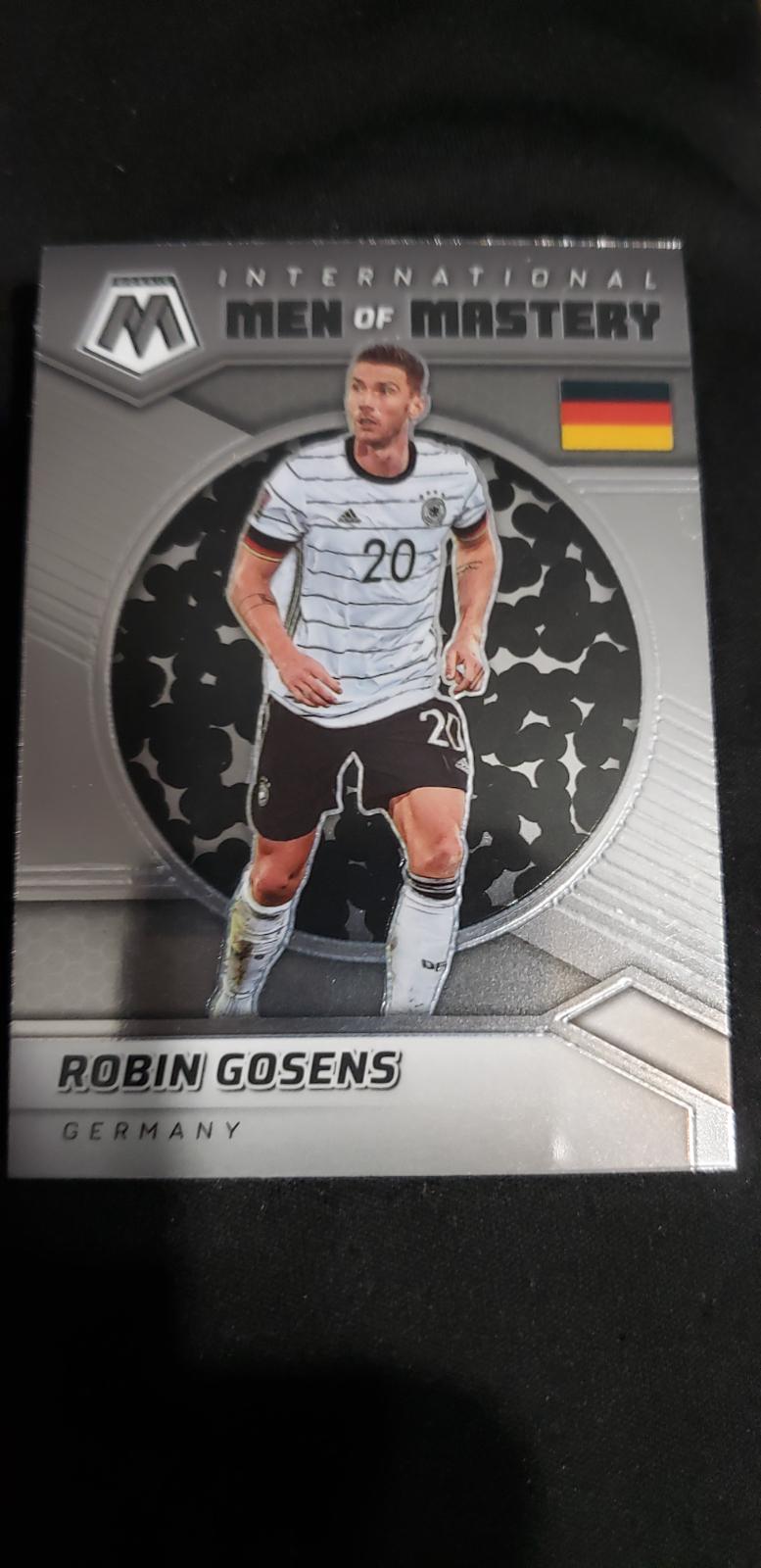 Robin Gosens #37 Soccer Cards 2021 Panini Mosaic Road to FIFA World Cup International Men of Mastery