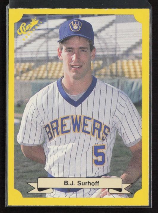B. J. Surhoff #135 1987 Classic Travel Update Baseball