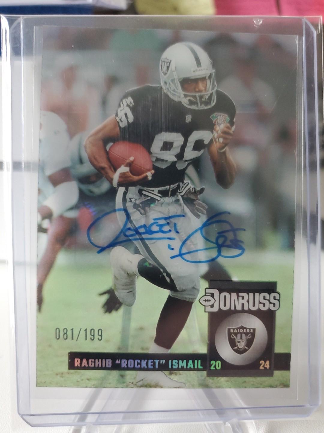 Raghib Rocket Ismail #16 Football Cards 2024 Clearly Donruss Retro 1994 Autograph