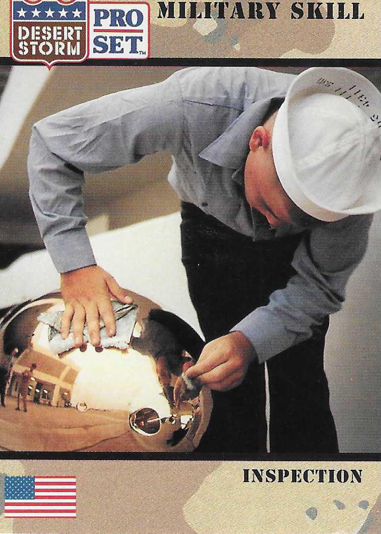 Inspection #163 1991 Pro Set Desert Storm Baseball