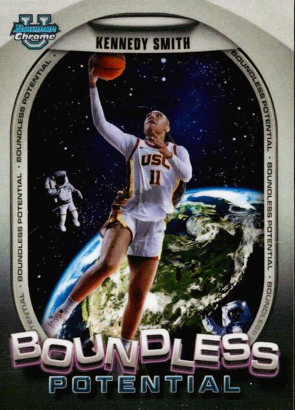 Kennedy Smith #BP-21 Basketball Cards 2024 Bowman Chrome University Boundless Potential