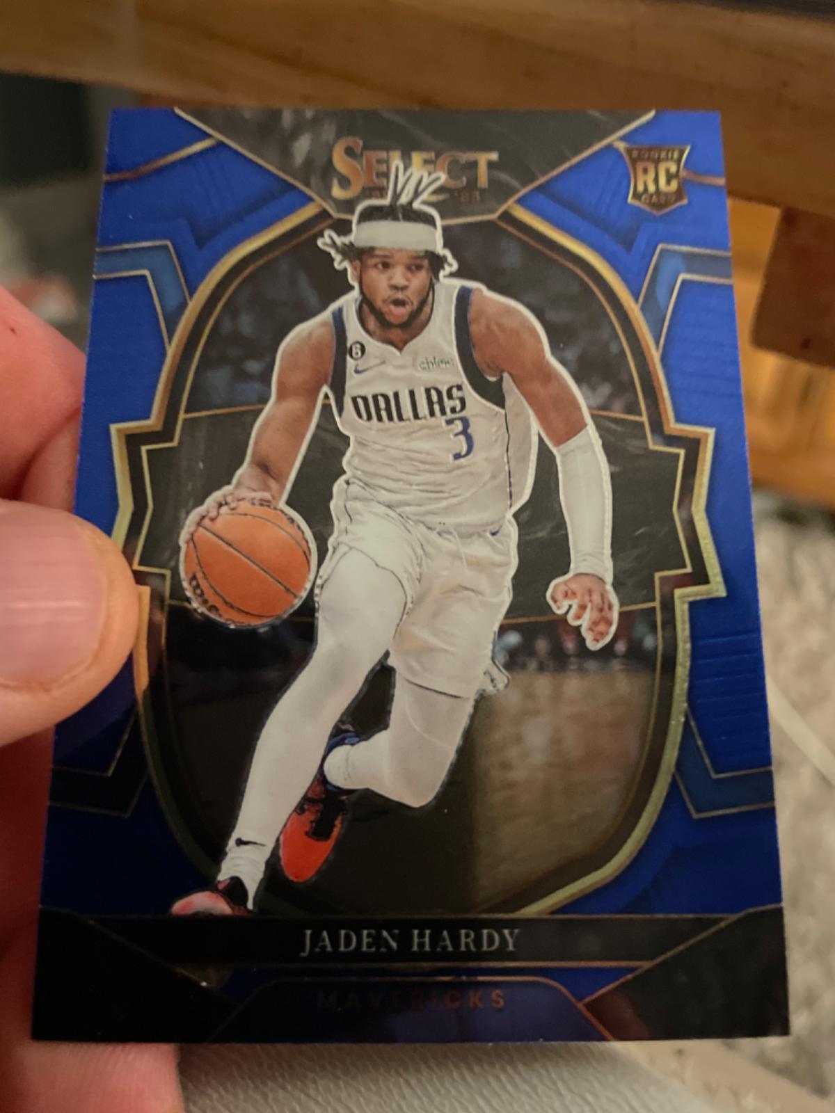 Jaden Hardy #80 Basketball Cards 2022 Panini Select