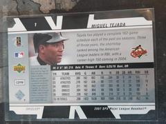 REAR | MIGUEL TEJADA Baseball Cards 2007 Spx