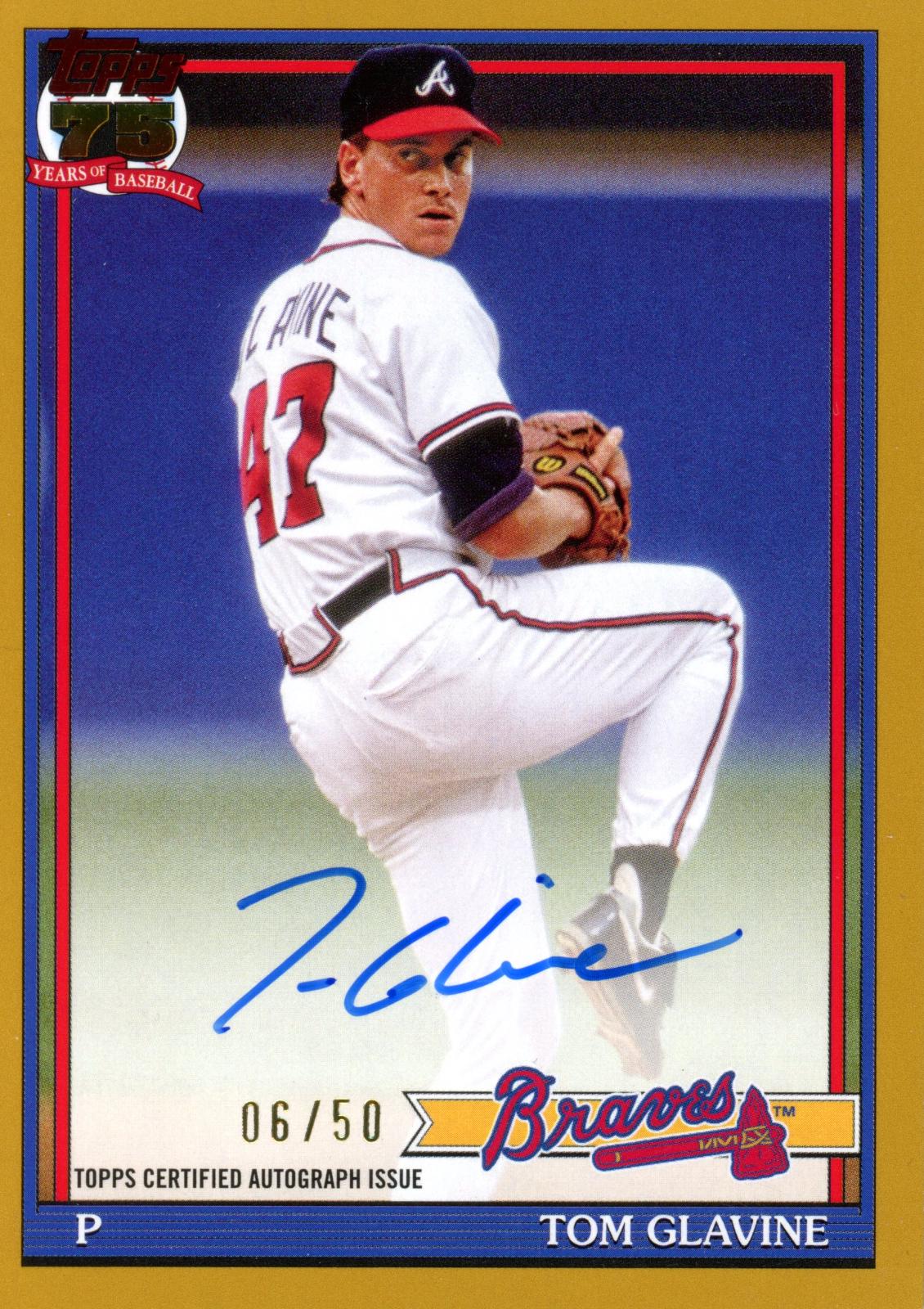 Tom Glavine #91A-TG 2026 Topps Baseball 1991 Topps Autographs