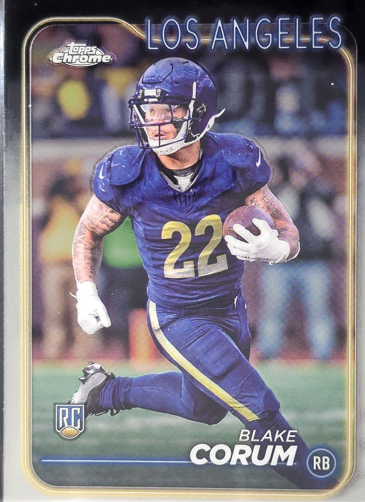 Blake Corum #219 Football Cards 2024 Topps Chrome