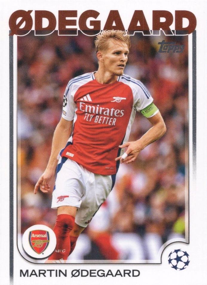 Martin Odegaard #62 2024 Topps UEFA