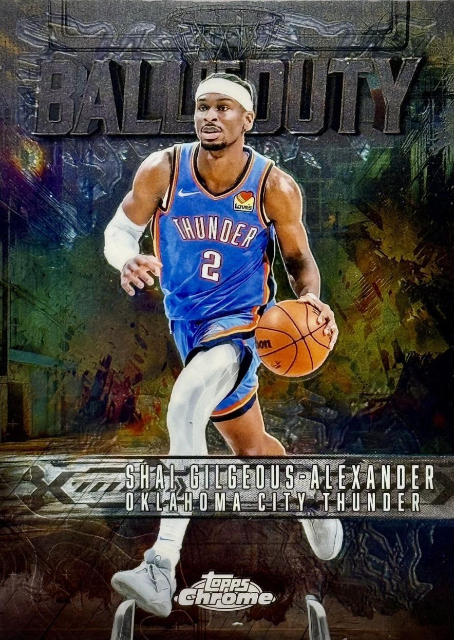 Shai Gilgeous-Alexander #BD-6 Prices | 2025 Topps Chrome Ball Of