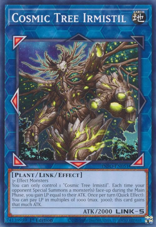 Cosmic Tree Irmistil INFO-EN051 YuGiOh The Infinite Forbidden