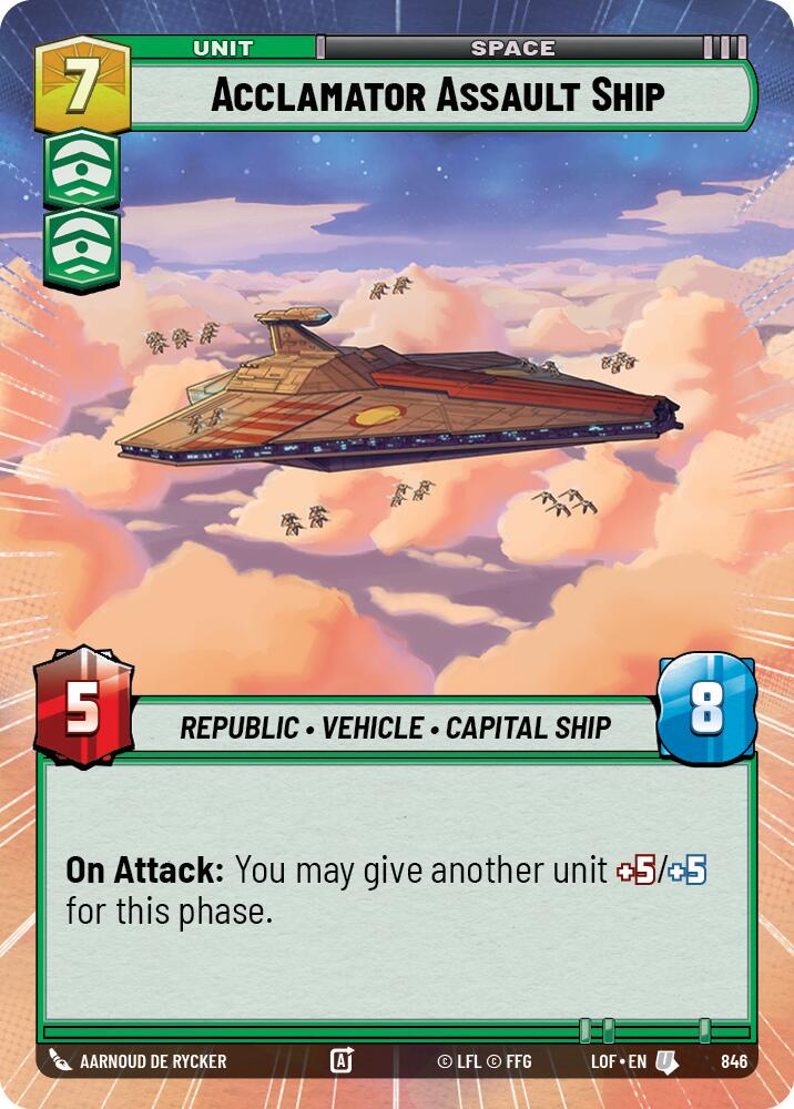 Acclamator Assault Ship [Hyperspace Foil] #846