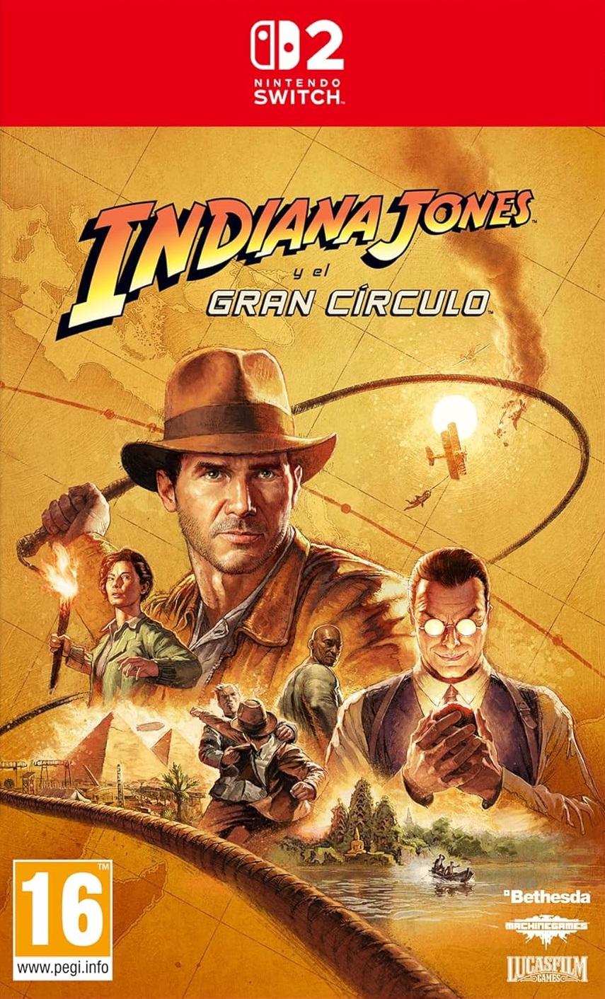 Carátula de Indiana Jones And The Great Circle para Switch 2 (edición PAL España)