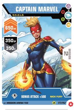 CAPTAIN MARVEL #177 Marvel 2022 Mission Arena