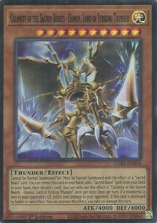 Calamity of the Sacred Beasts - Hamon, Lord of Striking Thunder CORI-EN006