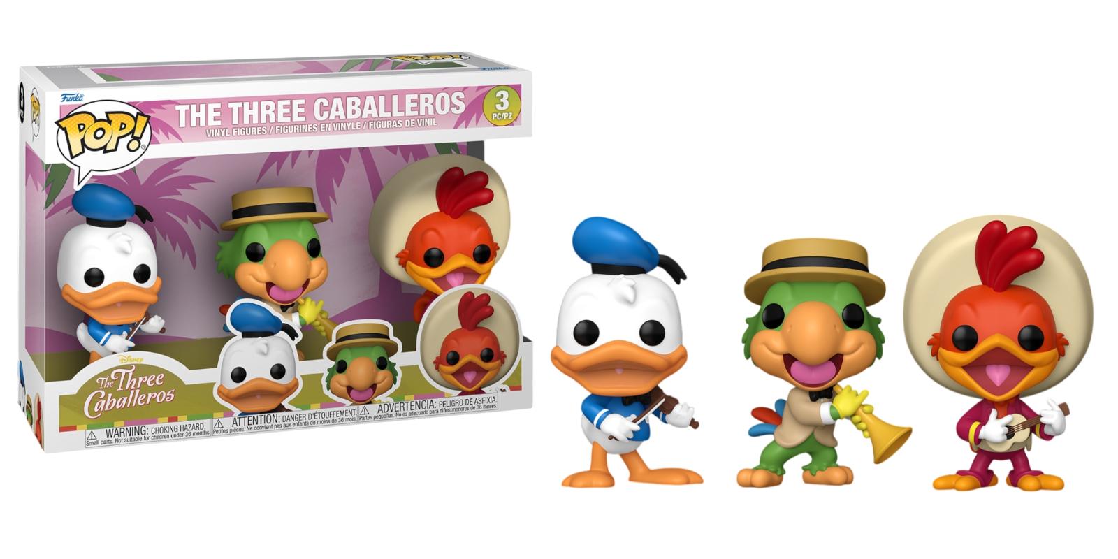 The Three Caballeros Funko Pop box and figure