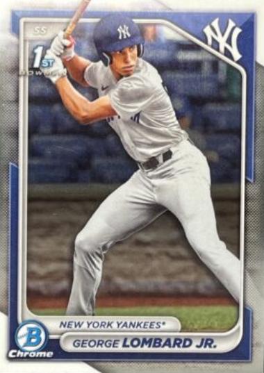George Lombard Jr. #BCP-79 Baseball Cards 2024 Bowman Chrome Prospects