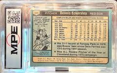 Back | Dennis Eckersley Baseball Cards 1980 Topps
