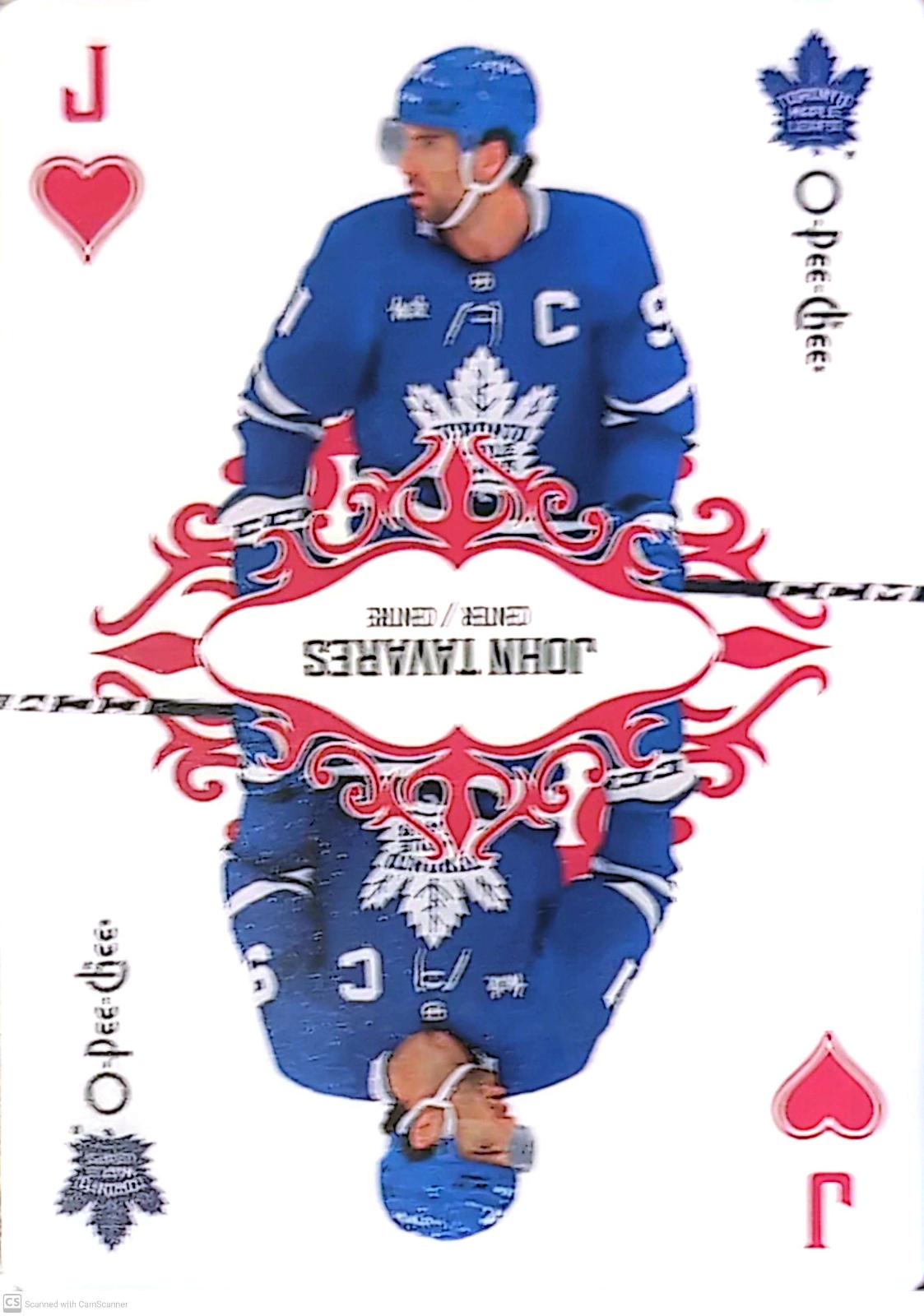 John Tavares #J-HEARTS Hockey Cards 2023 O-Pee-Chee Playing Cards