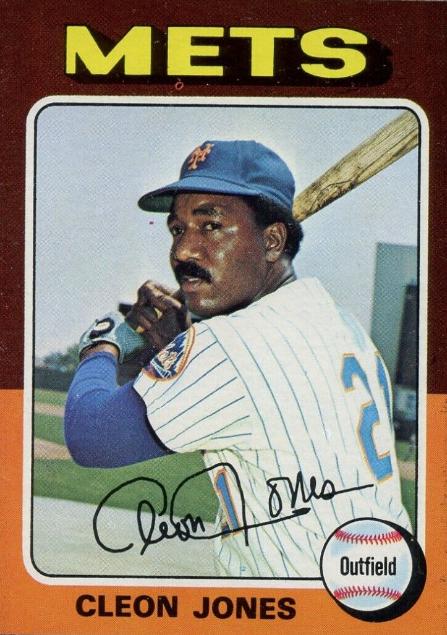 Cleon Jones #43 Baseball Cards 1975 Topps