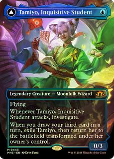 Tamiyo, Inquisitive Student // Tamiyo, Seasoned Scholar